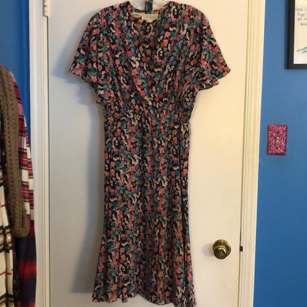 Floral vintage dress